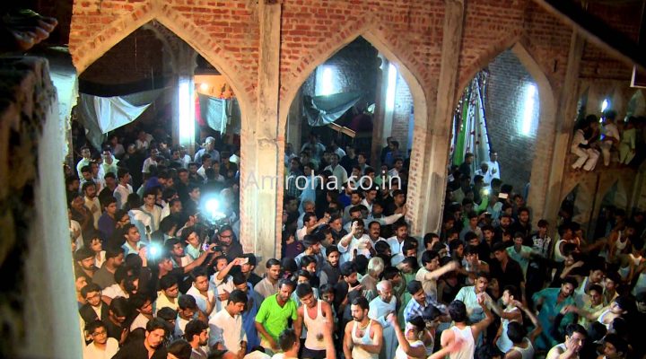 Juloos-wapsi-4th muharram 2015-machhratta-uthta nahi baba ali akbar ka janaza-amroha